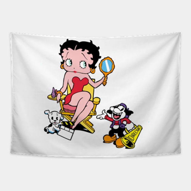 Betty Boop baru 3 Tapestry by RyuZen