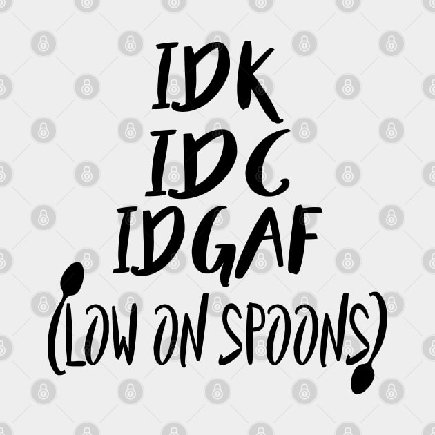 Low on spoons by spooniespecies