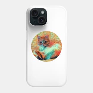 Curious floppy cat Phone Case