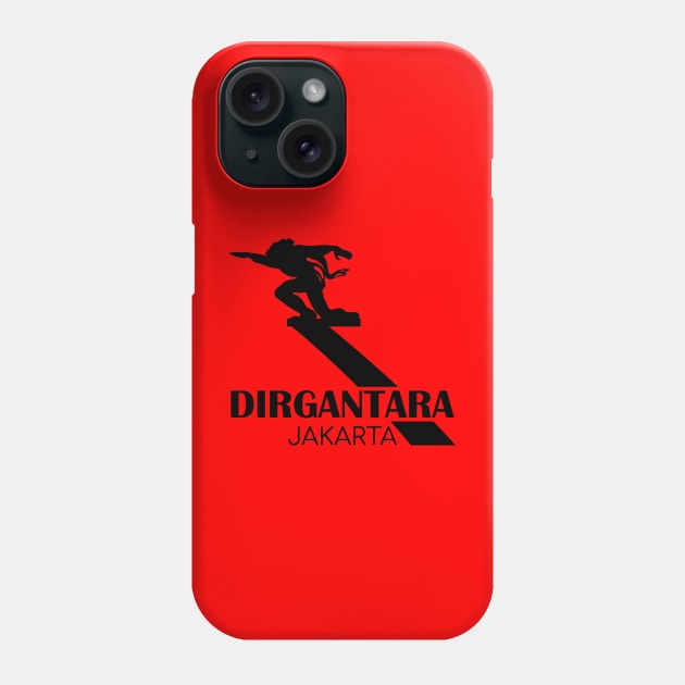 Dirgantara Statue - 01 Phone Case by SanTees