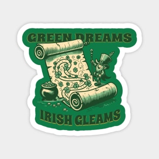 GREEN DREAMS IRISH GLEAMS Magnet