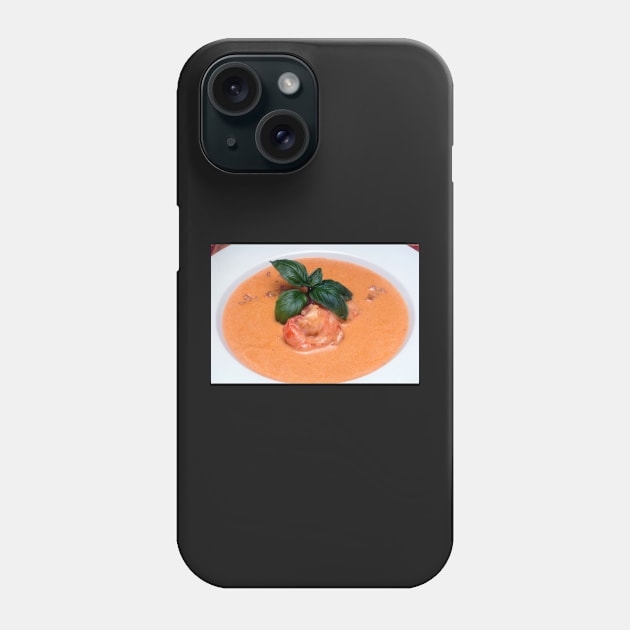 Decadent Shrimp Bisque Phone Case by wolftinz