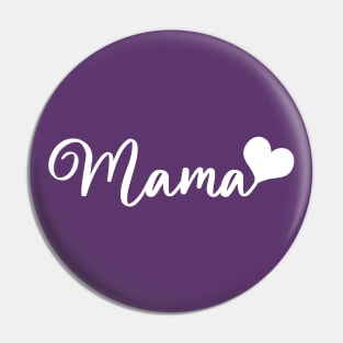 Mama with Heart Pin
