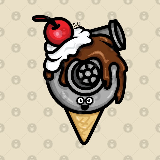 Cutest Turbo - Chocolate Ice Cream by hoddynoddy