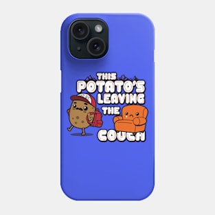 Funny Cute Kawaii Couch Potato Original Funny Vacation Adventure Meme Phone Case