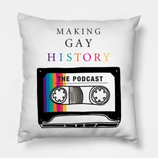 MGH Podcast Large Tape Pillow