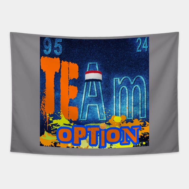 TEAM OPTION CHEMISTRY Tapestry by ALLEYHOP