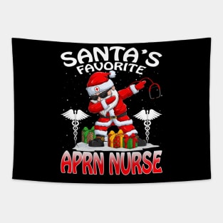 Santas Favorite Aprn Nurse Christmas T Shirt Tapestry