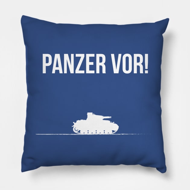 Panzer vor! Pillow by Stefaan