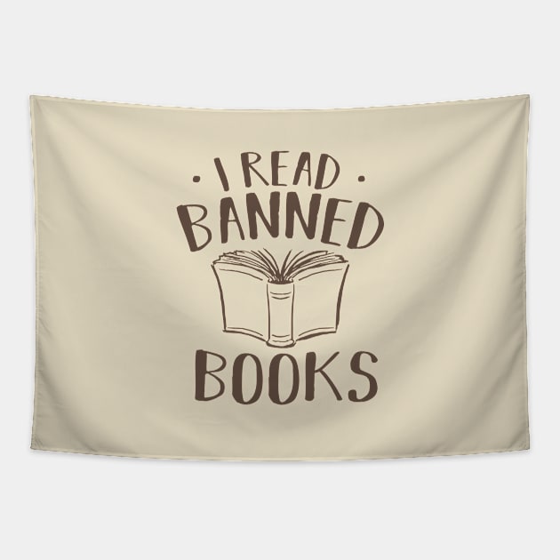 I Read Banned Books Tapestry by TIHONA