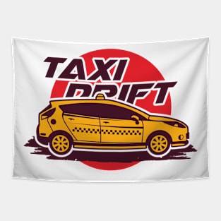 Taxi Drift Tapestry