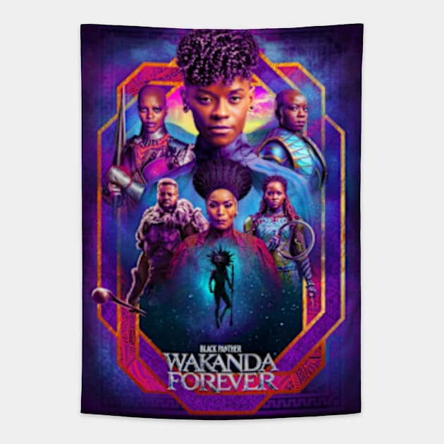 Wakanda Forever Tapestry by SecretGem