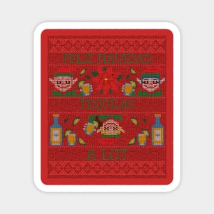 Feliz Navidad Christmas Sweater Magnet