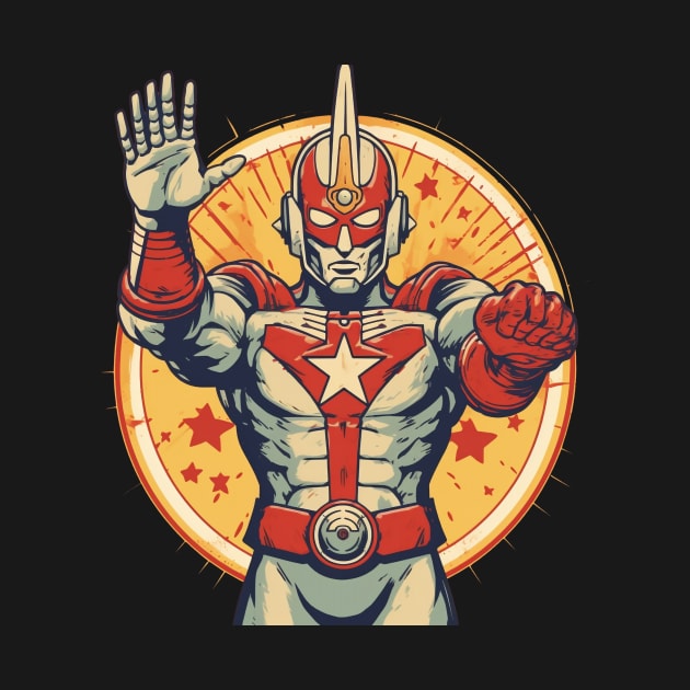 Respect Your Ultraman Retro Propaganda Style by TOKEBI