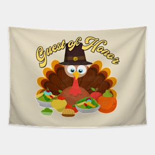 Thanksgiving Turkey Guest of Honor Tapestry