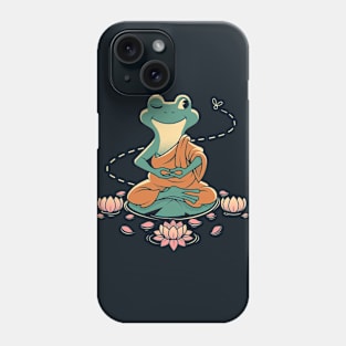 Meditation Frog by Tobe Fonseca Phone Case