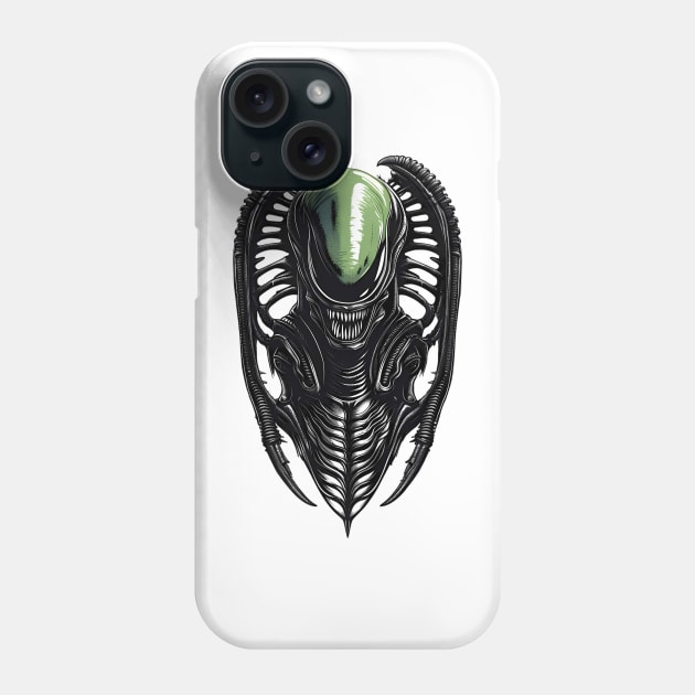 The green Xenomorph Phone Case by AlienCollectors