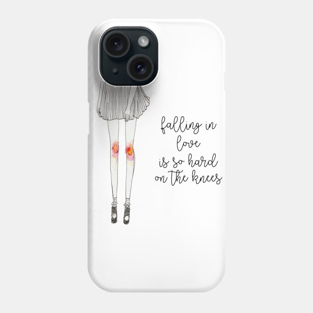 Falling In Love Phone Case by frickinferal
