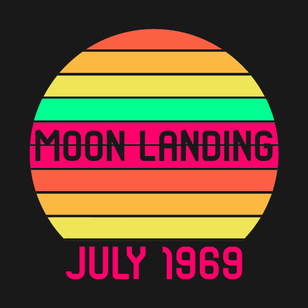 Moon Landing Retro 1969 Space 50th Anniversary by at85productions