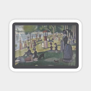 Seurat Haunted Sunday Magnet