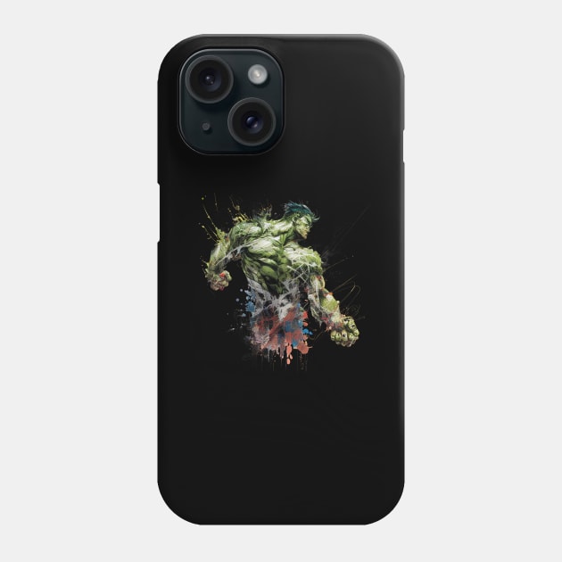 Hulk Fading Out Phone Case by Drank