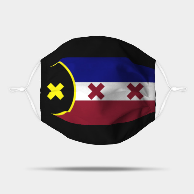 L'manburg Flag L Manburg Flag Horizontal Dream Smp Mask Teepublic l manburg flag horizontal