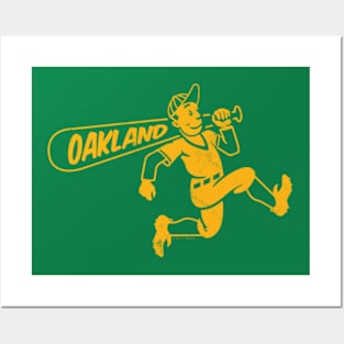 Oakland A's Elephant Baseball Metal Print for Sale by