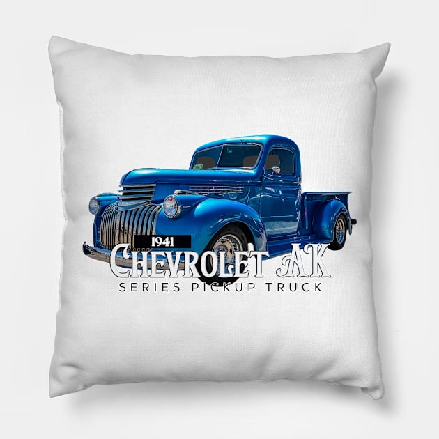 1941 Chevrolet AK Series Pickup Truck Pillow by Gestalt Imagery