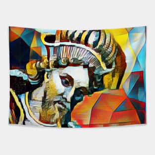 Dionysius of Halicarnassus Abstract Portrait | Dionysius of Halicarnassus Artwork 2 Tapestry