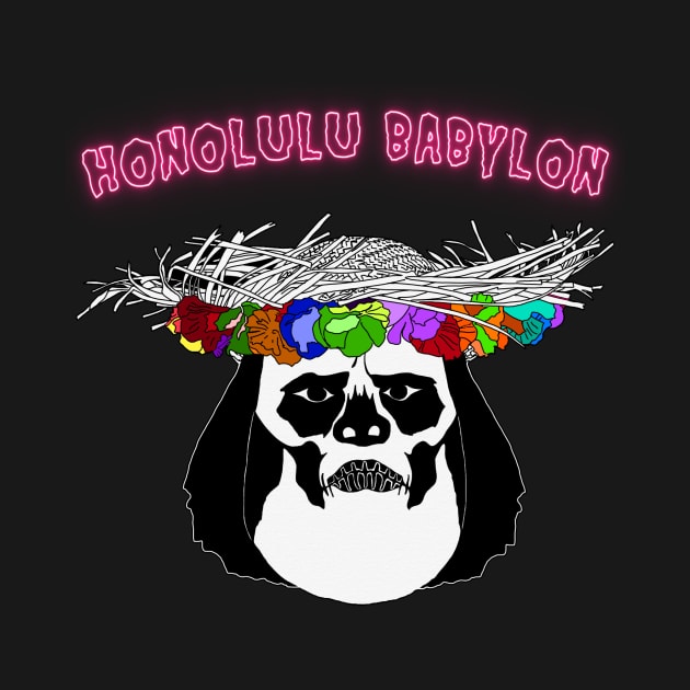 Straw Hat Skull by Honolulu Babylon