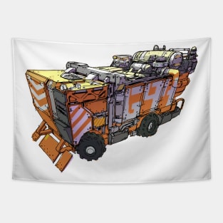 chunky truck Tapestry