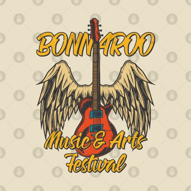 Bonnaroo Winged Guitar by Verboten