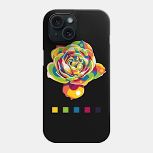 The Colorful Rose Flower Phone Case