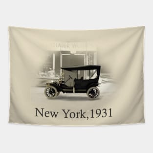 A Ford T in New York Tapestry