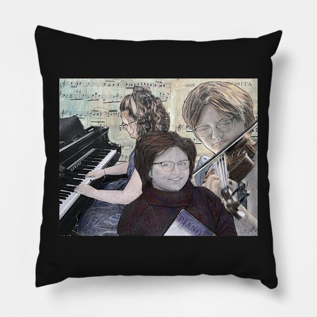 Ode to Olivia Pillow by Artladyjen