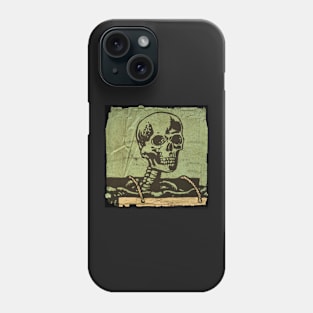 Grey Skull. Phone Case