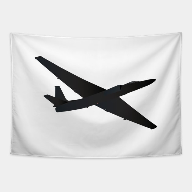 U-2 Dragon Lady Reconnaissance Aircraft Tapestry by NorseTech