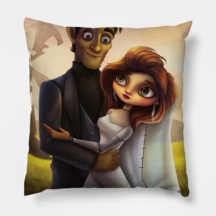 frankenstein wedding Pillow