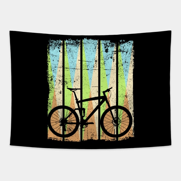 E-Bike Bike MTB Mountain Bike Tapestry by Johnny_Sk3tch
