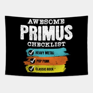 Awesome Primus checklist Tapestry