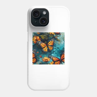 Monarch Butterflies Watercolor 2 Phone Case