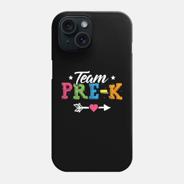 Team Pre-K PreSchool Teacher Student Back To School Phone Case by torifd1rosie