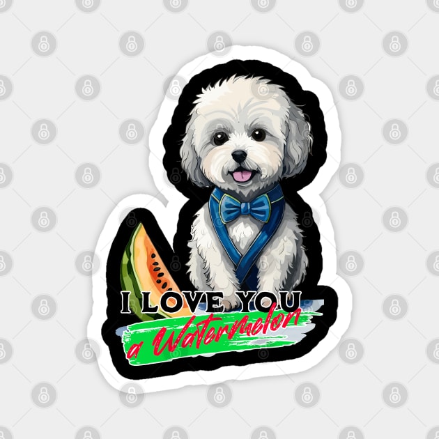 I Love You a Watermelon Magnet by Cheeky BB