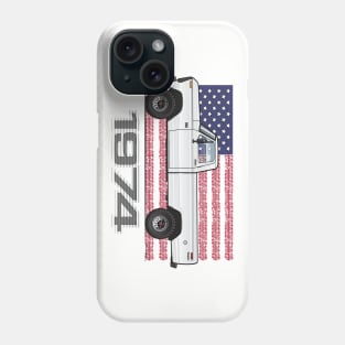 74 White Phone Case