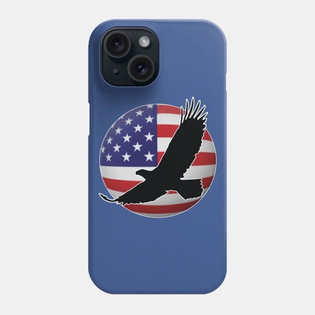 Flying Eagle - 10 Phone Case by Brightfeather