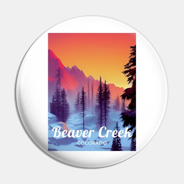 Beaver Creek Colorado United States ski Pin by UbunTo