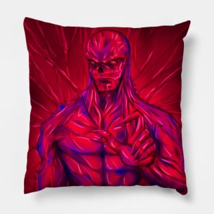 vecna the final boss in hawkins summer video art Pillow