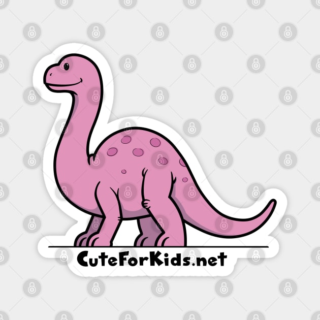 CuteForKids - Brontosaurus - Branded Magnet by VirtualSG