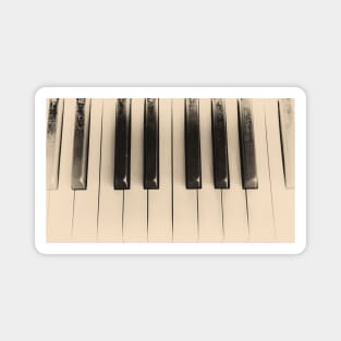 Vintage Piano Magnet