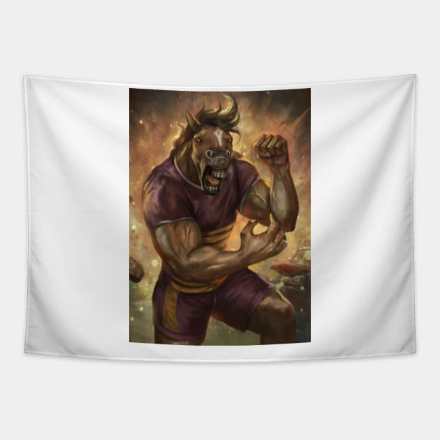 Rugby League Bronco Tapestry by DAZpicable